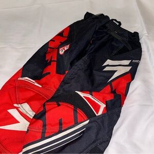 Shift MX Black and Red Racing Pants